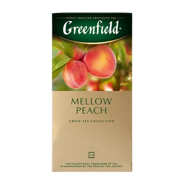 Чай Greenfield Mellow Peach фруктовый листовой 25 пакетиков